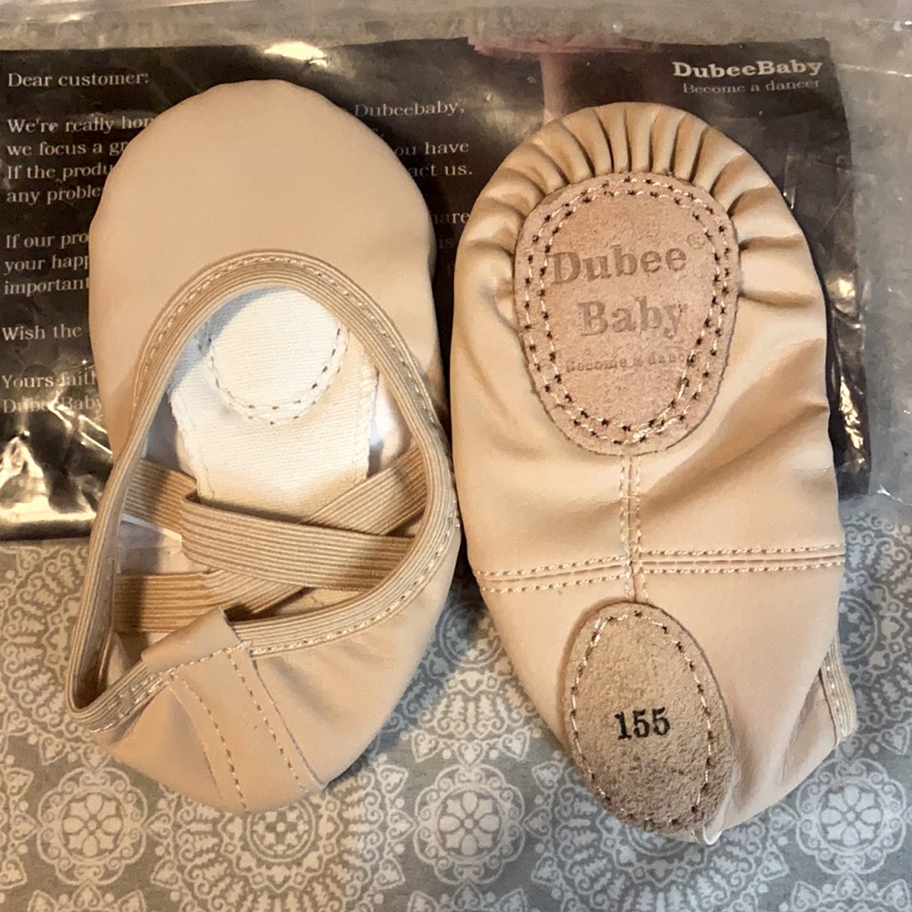 Toddler size 7 ballet dance slipper